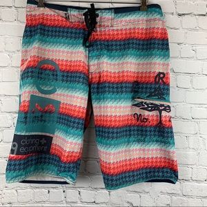 LRG‎ Swim Trunks Colorful Graphic Print